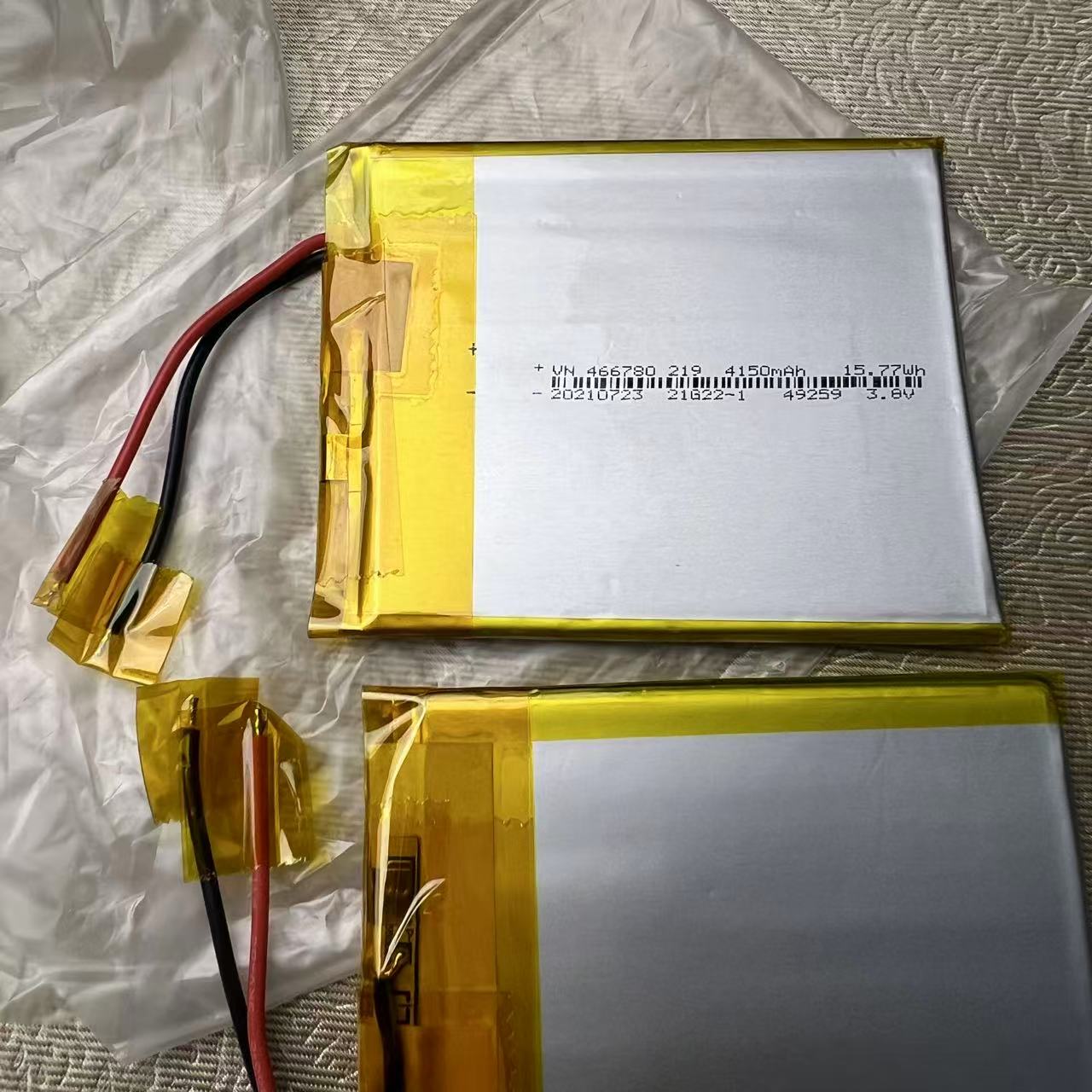 純鈷3.8V聚合物鋰電池4150mah平板手機(jī)內(nèi)置電芯紐思曼小霸王MP4