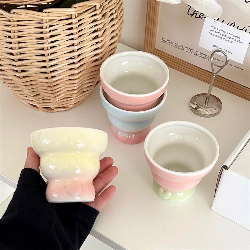 早餐彩虹家用甜品碗多巴胺MIKKI
