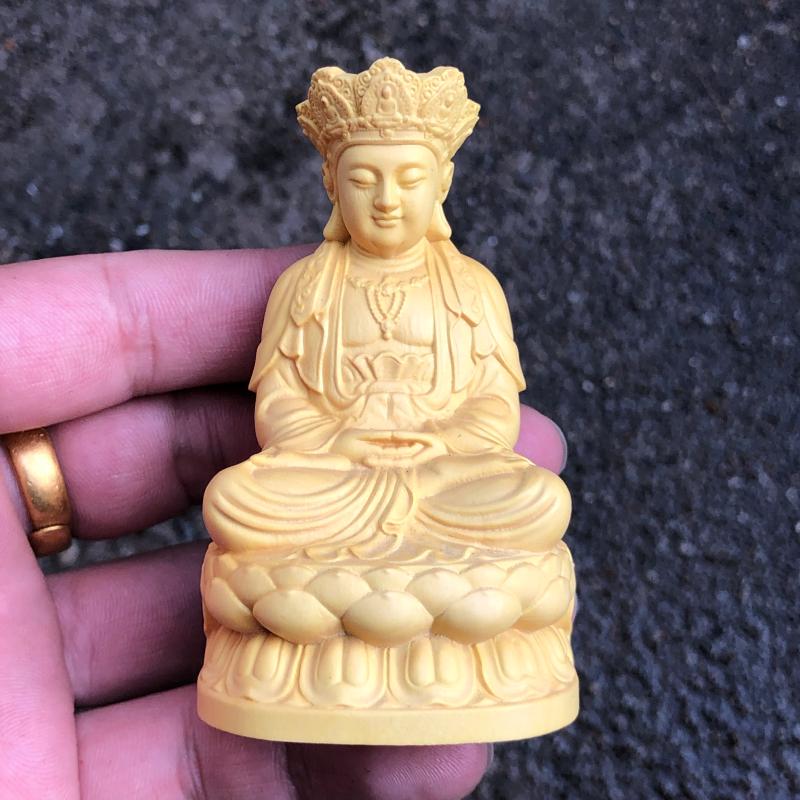 黄杨木雕清水祖师人物神像摆件家