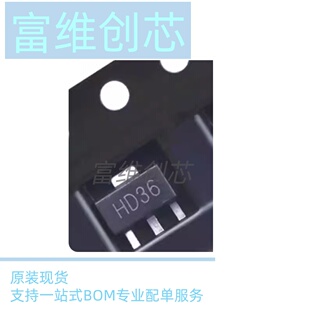 现货 3400 NP3400PR SOT89-3 丝印HD36 N沟道6A 30V MOS场效应管