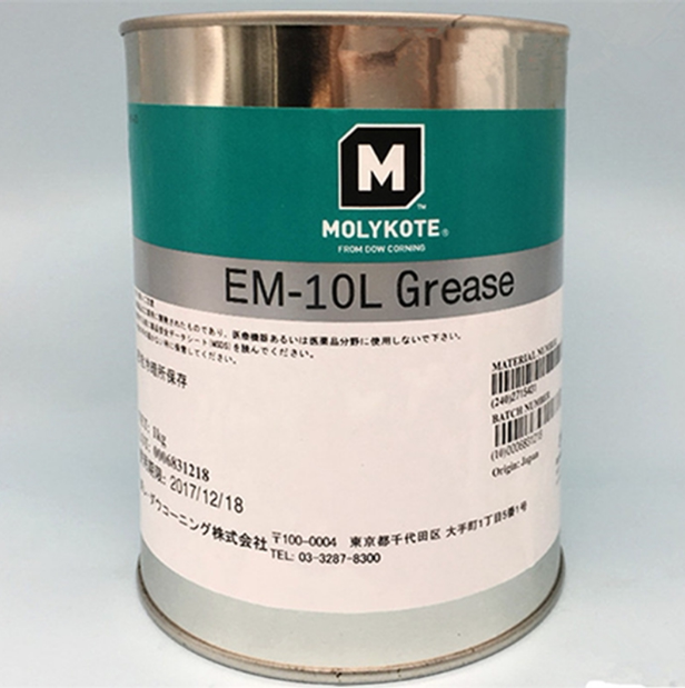 道康宁摩力克molykote em-10l grease 塑胶低噪音白色润滑油脂1kg