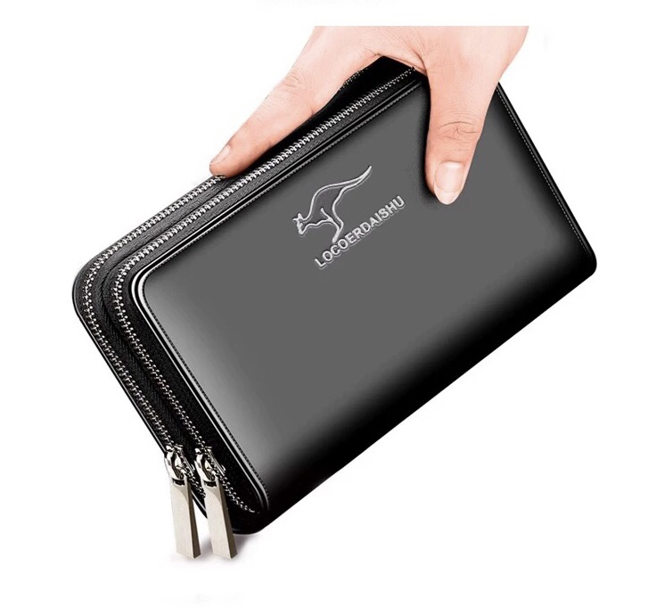 时尚长款男士多卡位商务钱包钱夹