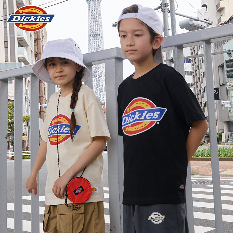 Dickies童装圆领印花儿童短袖T恤