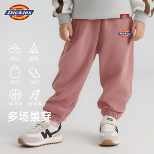 脚运动休闲裤 品牌贴标灯芯绒束口裤 男童女童25新款 Dickies童装