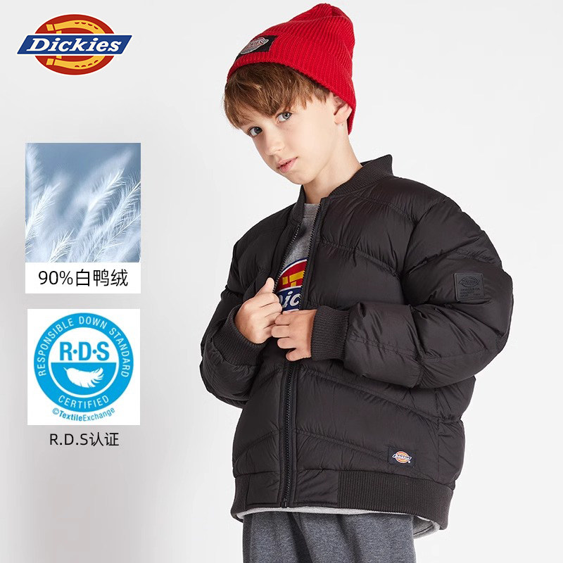 Dickies童装加厚合身羽绒外套
