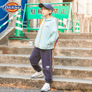 运动休闲 子24春印花拼接嵌条休闲儿童长裤 Dickies童装 男童女童裤