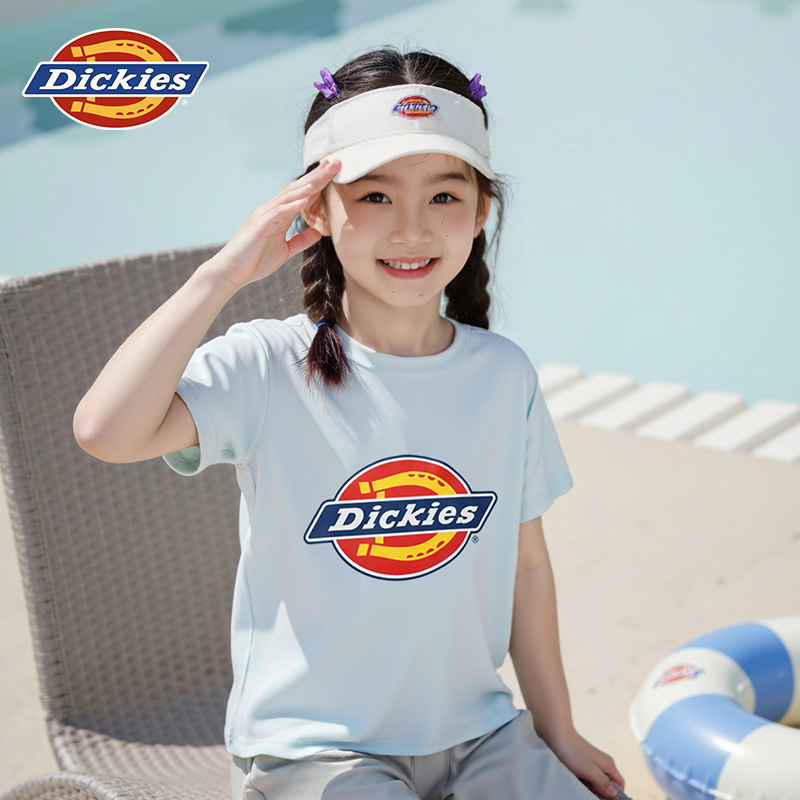 Dickies童装儿童套装夏款小童凉感运动衣男童2025新款速干夏装