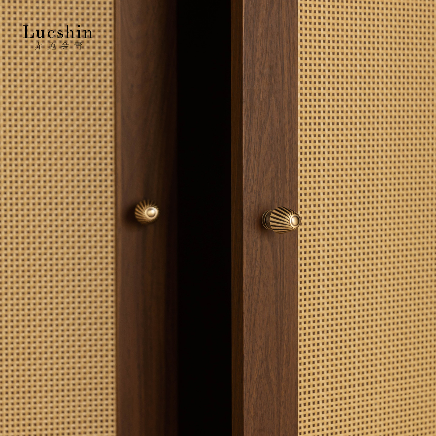 黄铜法式金色圆形拉手中古欧式纯铜衣柜抽屉橱柜家具门把手复古