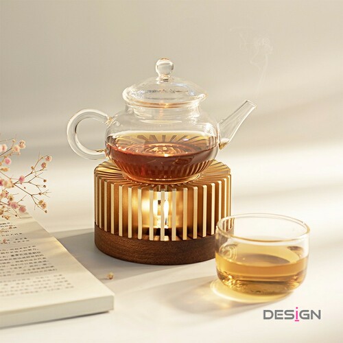 暖茶炉轻奢金属温茶器保温茶器