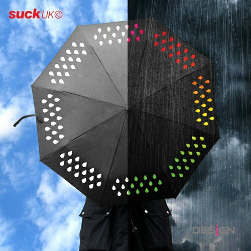 英国suckuk遇水变色ins可爱雨伞