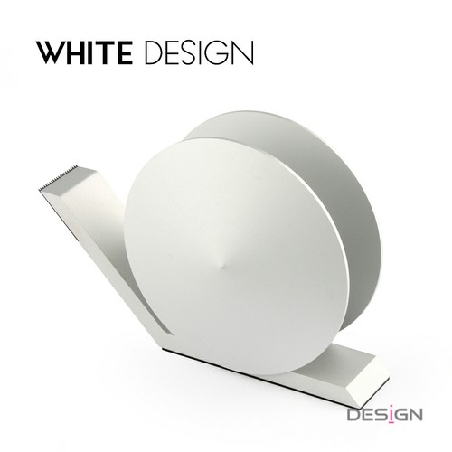 White Design创意金属铝合金胶带切割器胶带座桌面胶带架高端摆件