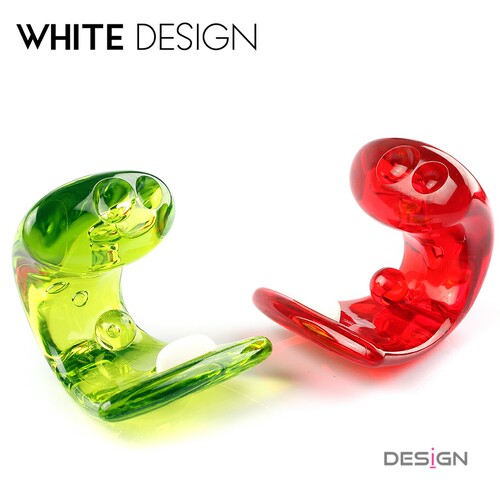 White Design创意透明手机支架 办公家庭桌面搭配 为你量身定制
