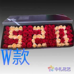 生日表白粉玫瑰浙江宁波花店送花镇海区象山县宁海县同城鲜花速递