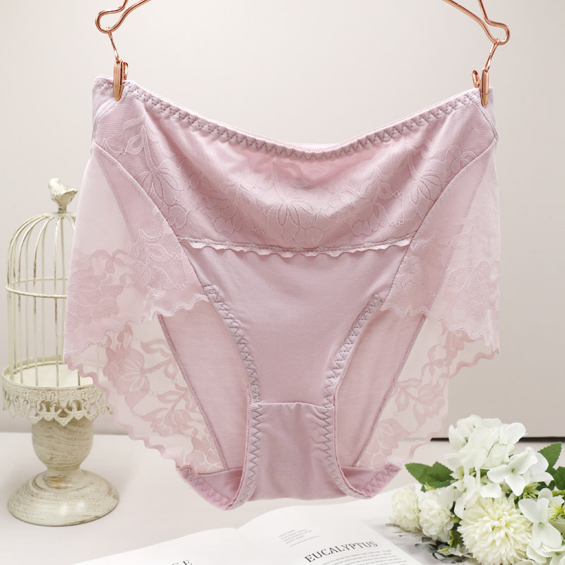 莱赛尔内裤女士高腰大码胖妹妹