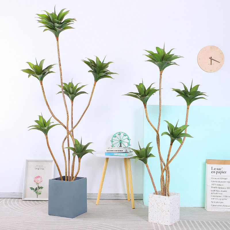 睡莲大型仿真植物ins风假树绿植盆栽摆件室内落地橱窗装饰造景