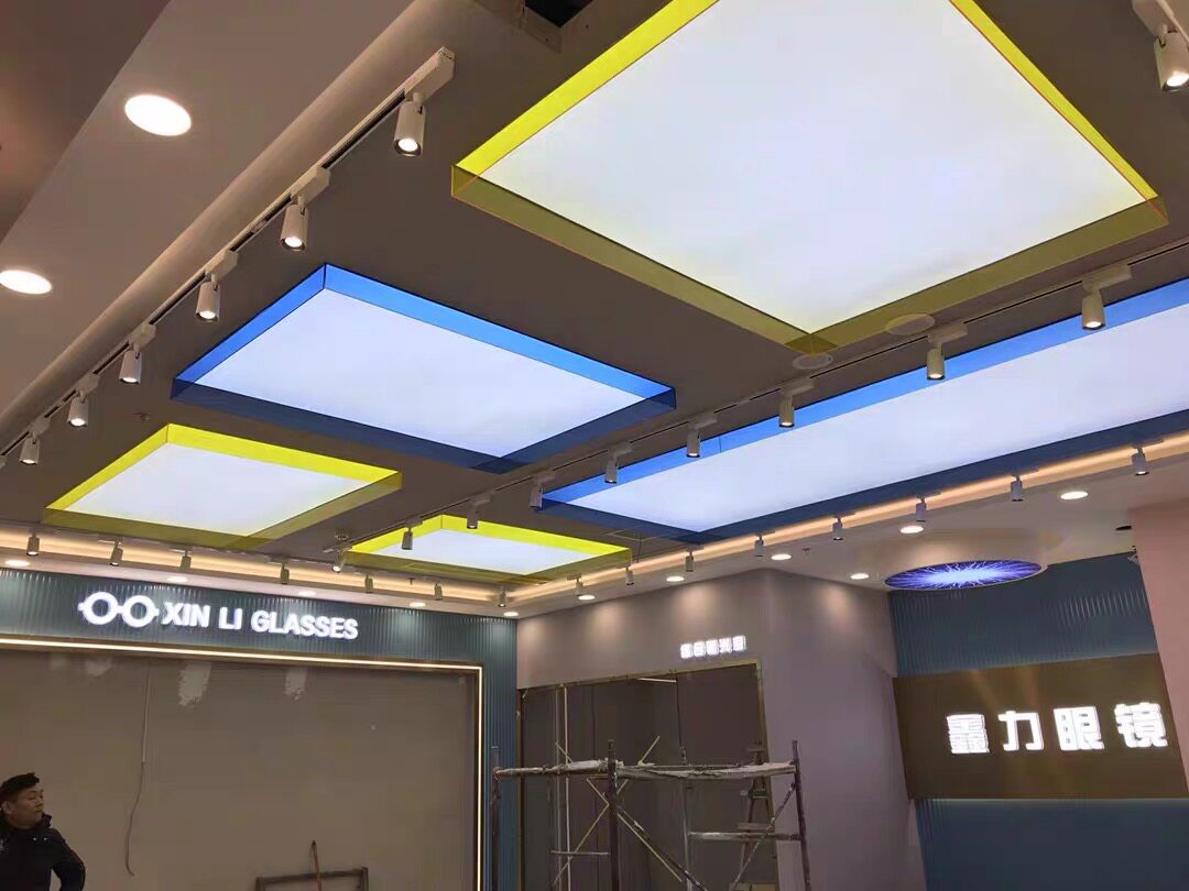 亚克力扩散板乳白色双面磨砂有机玻璃散光板led吊顶灯光片灯罩