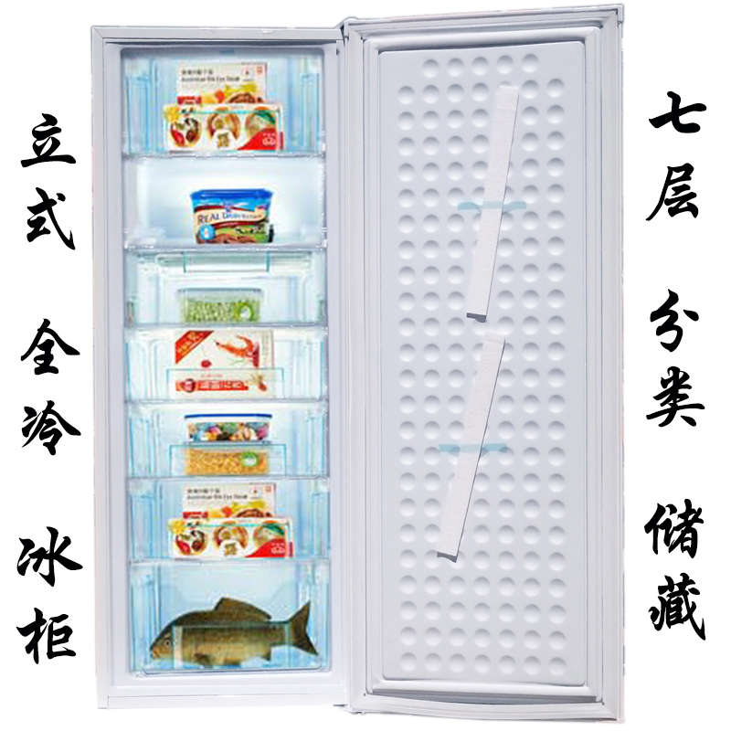 冰柜家用全冷冻无霜变频小型立式