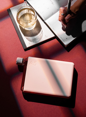 【memobottle A5套装】含硅胶套瓶盖创意扁平水壶水瓶纸张水杯