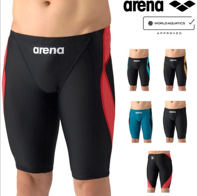 Arena阿瑞娜游泳衣训练比赛竞速AQUA健身泳裤男fina泳裤AS6SRC54M