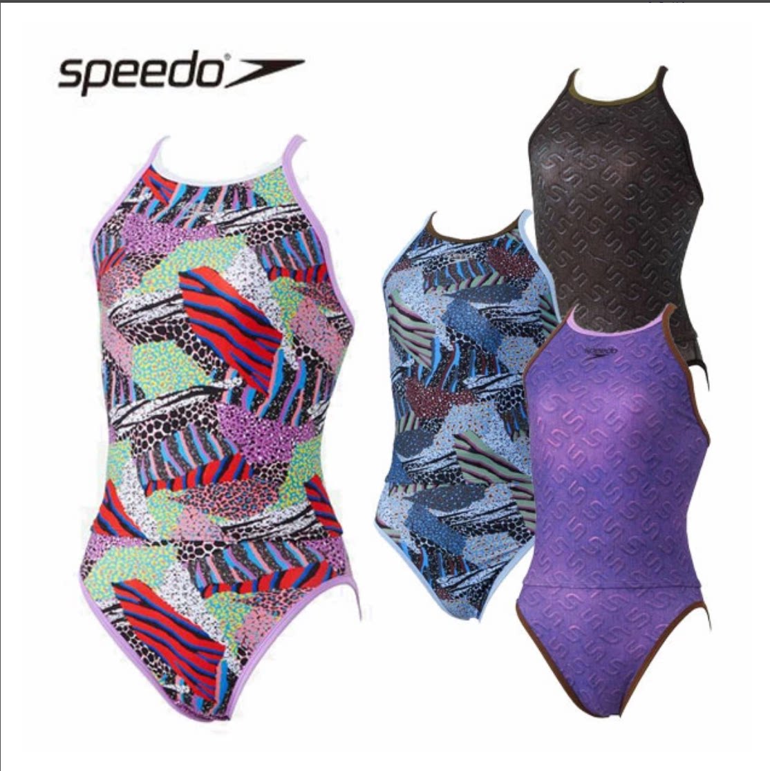 Speedo速比涛分体泳衣健身泳衣泳裤女训练套装游泳衣泳装STW22460