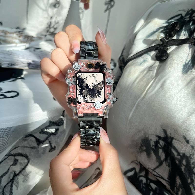 适用小天才Z10Z9Z8儿童电话手表表带diy保护壳z7s保护套D3D2Z5Z6A