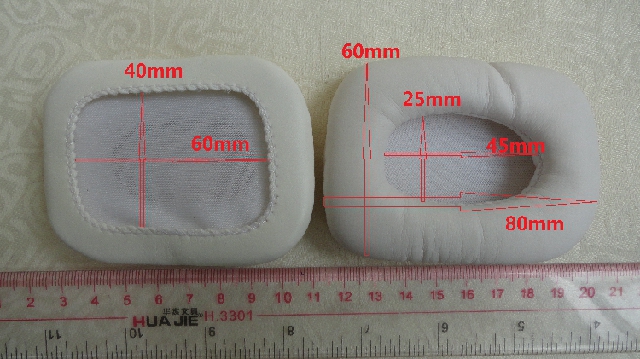 头戴耳机海棉长方形耳机海绵套