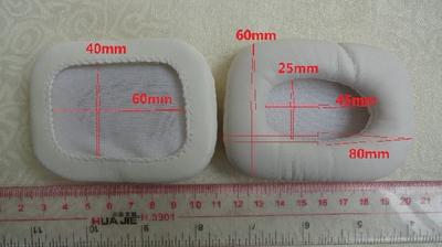 头戴耳机海棉长方形耳机海绵套