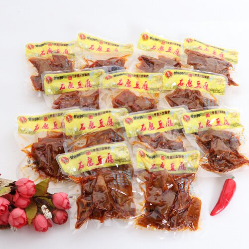 湖南特产石磨豆腐干香辣豆干