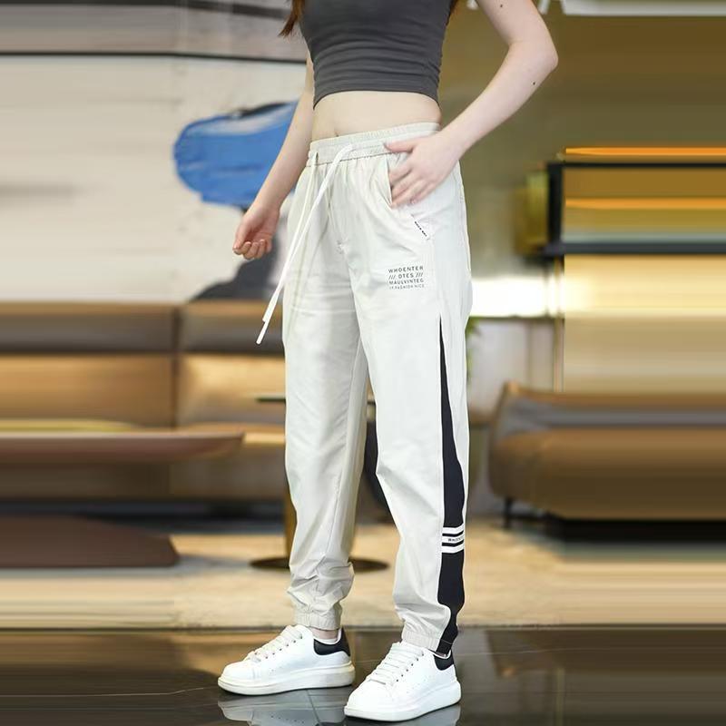 夏季薄款宽松束脚速干九