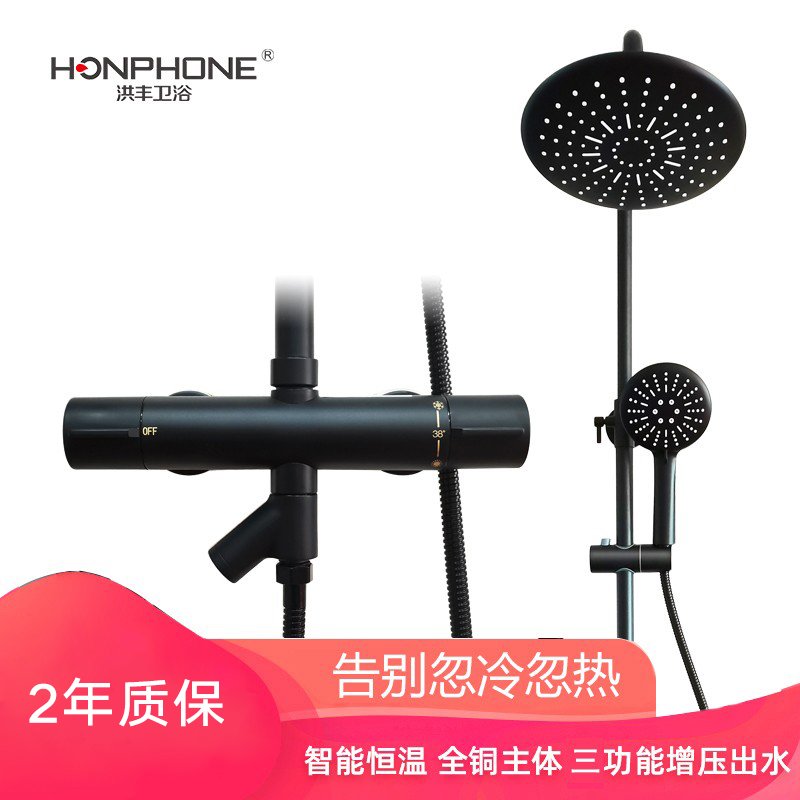 洪丰欧式简约三功能出水淋浴花洒