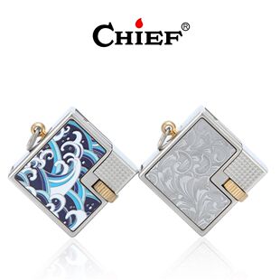 新品首领三代方形时尚煤油打火机便携创意迷你高档个性精致礼品