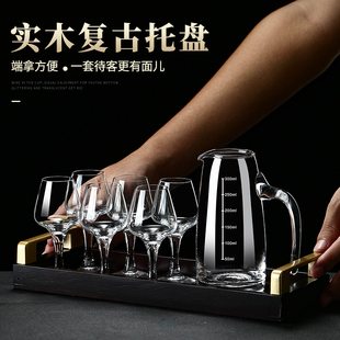 高档白酒杯套装专业品酒杯一两杯国际50ml高脚杯品鉴杯郁金香酒杯