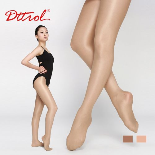 珠光袜防滑健美操比赛连裤袜踩脚