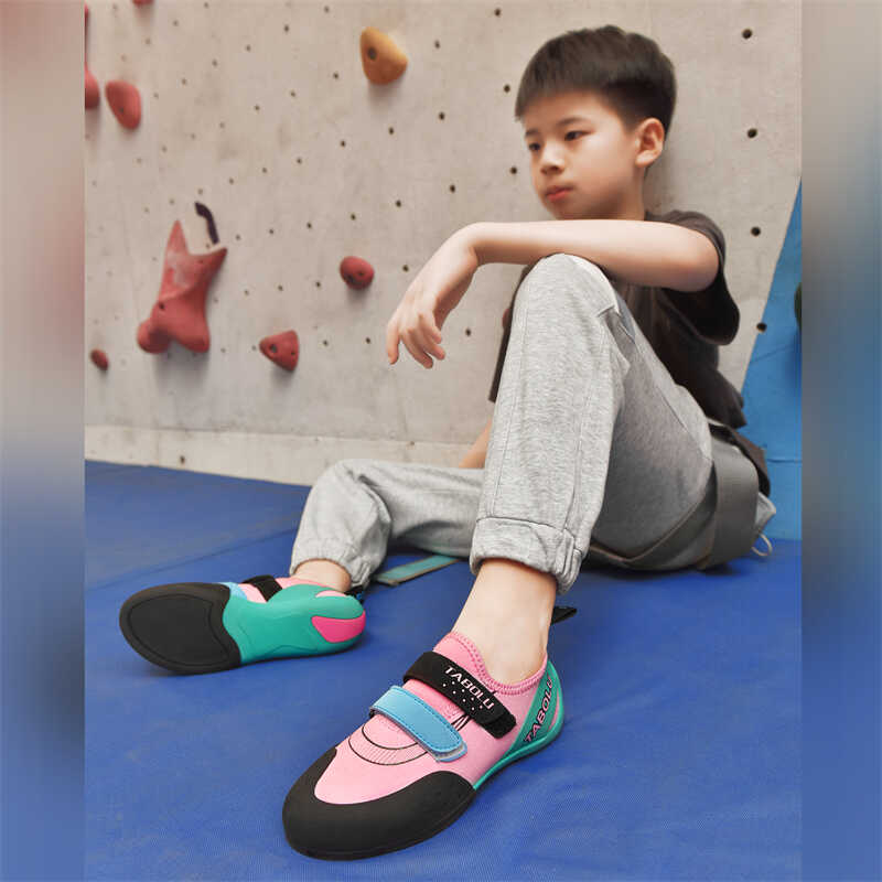 2025新款男女速度攀岩鞋专业级儿童粘扣室内野外抱石climbx攀岩鞋
