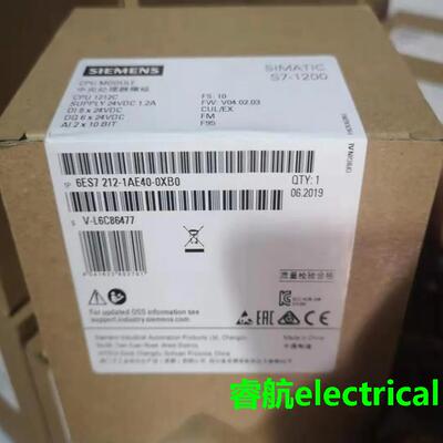 西门子CPU 1211C S7-1200plc模块6ES7211-1BE40/1AE40/1HE40-0XB0