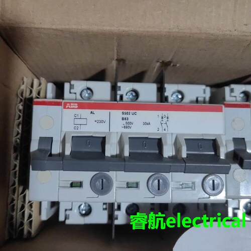 原装 瑞士ABB空开S502UC-B63-AL230-H20 S502UC 3P 63A议价$