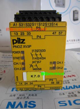 皮尔兹PILZ继电器PNOZ XV3P PNOZXV3P订货号777515议价$