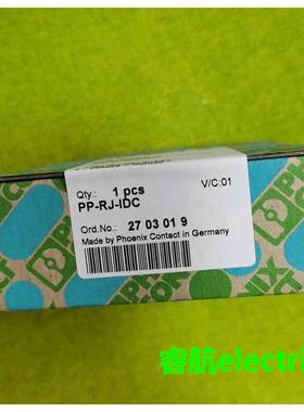 菲尼克斯凤凰PP-RJ-IDC现货原装全新配线架2703019议价$