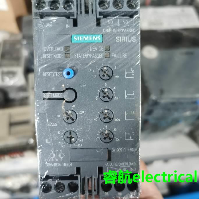 原装西门子软启动模块控制器3RW4036-1BB04 9成新议价$