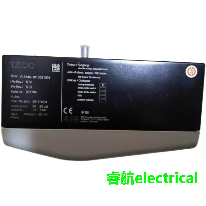 现货低价清库存ABB阀门定位器 V18345-101U56100M议价*