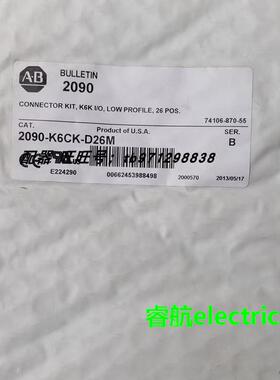 罗克韦尔AB 连接器 2090-K6CK-D44M 2090-K6CK-D26M议价$