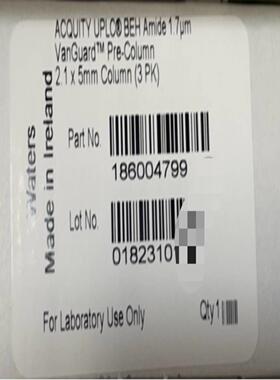 配件Waters沃特世保护柱186003980 17um 21*5um议价