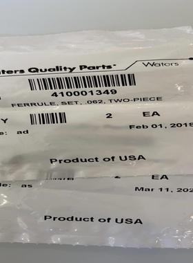 配件waters沃特世螺丝405003608 刃环410001349 2个包 议价