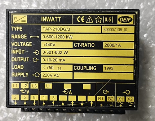 TAP-210DG/3 400007138.10