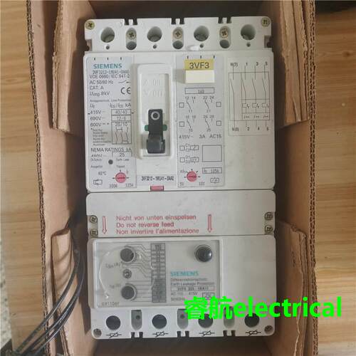 西门子断路器3VF3212-1MU41-0AA0漏电3VF9325-1BA11 100-125A议价