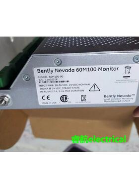 Bently Nevada 60M100 Monitor本特利控制器60M100-00 原装现货议