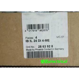 2863928菲尼克斯phoenix全新原装现货IB IL 24 DI 4-ME模块议价$