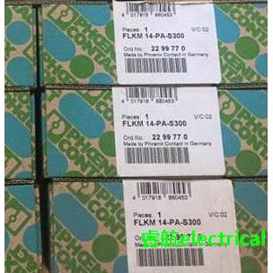 2299770菲尼克斯phoenix新FLKM 14-PA-S300原装现货前适配器议价$