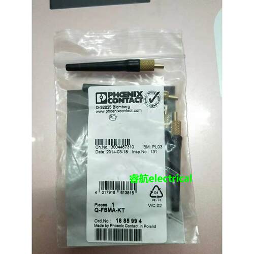 菲尼克斯全新原装现货F-SMA连接器Q-FSMA-KT现货1885994议价$