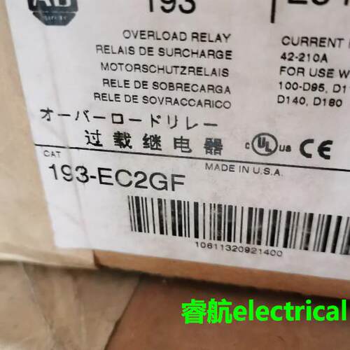 全新原装AB过载继电器193-EC2GF 193-EC1FF 193-EC3GF 现货议价$